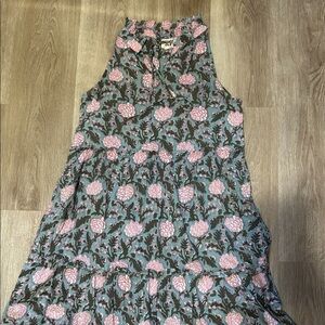 Sur La Vague Ruffle Maxi Dress | One Size